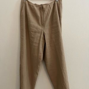 Talbots fully lined linen pants